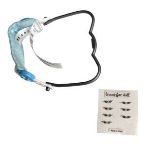 American Girl Healthy Smile HEADGEAR & 7 BRACES Stickers Doll Teeth Accessories